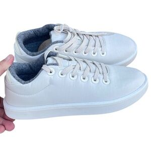 Allbirds Women’s Canvas Piper Sneakers, Off White,‎ Size 7, NWOB